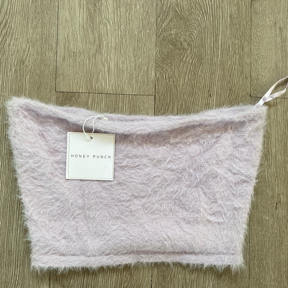 Honey Punch Lilac crop top